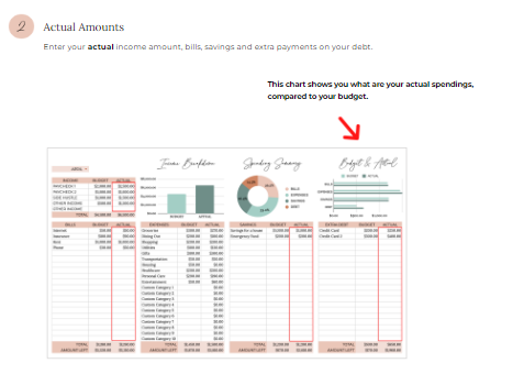 Monthly Budget Spreadsheet